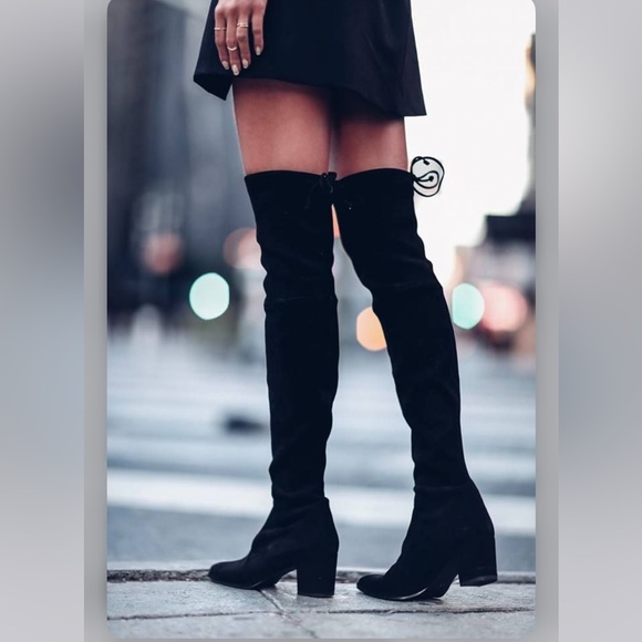 $995 STUART WEITZMAN TIELAND OVER-THE-KNEE BOOTS - Picture 15 of 16